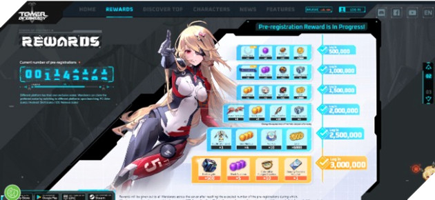 Game “Genshin Cyberpunk” Tower of Fantasy đạt mốc hơn 4 triệu lượt đăng ký trước