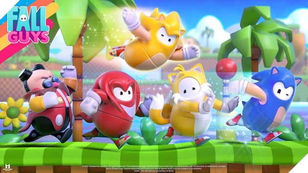 Sonic the Hedgehog quay lại Fall Guys, rủ thêm hội của mình theo cùng