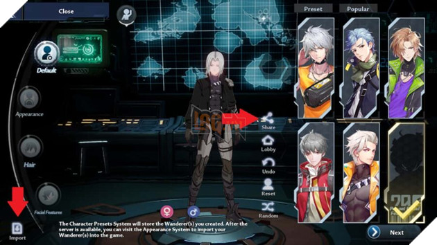 Tower of Fantasy: Hướng dẫn lấy ID Preset nhân vật Genshin Impact có sẵn để sử dụng ngay cho nhân vật của mình 2