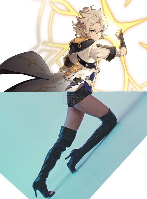 Fandom phát cuồng vì đùi của Albedo 10