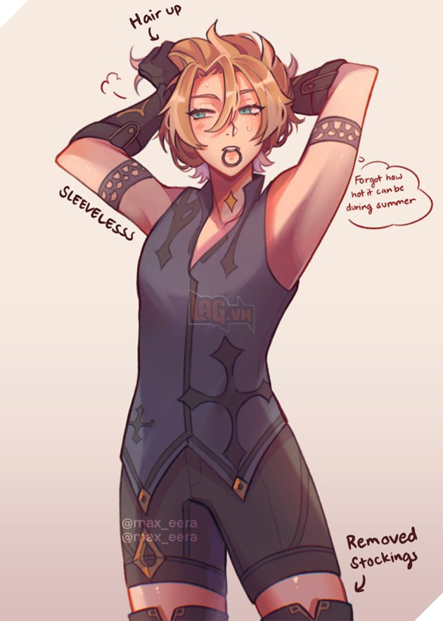 Fandom phát cuồng vì đùi của Albedo 8