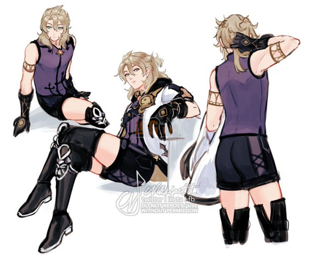 Fandom phát cuồng vì đùi của Albedo 6