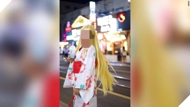 Cosplay nhân vật Anime với Kimono trang phục, cô gái được chụp tại Trung Quốc