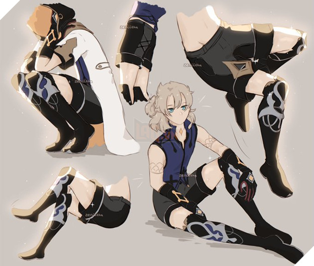 Fandom phát cuồng vì đùi của Albedo 3