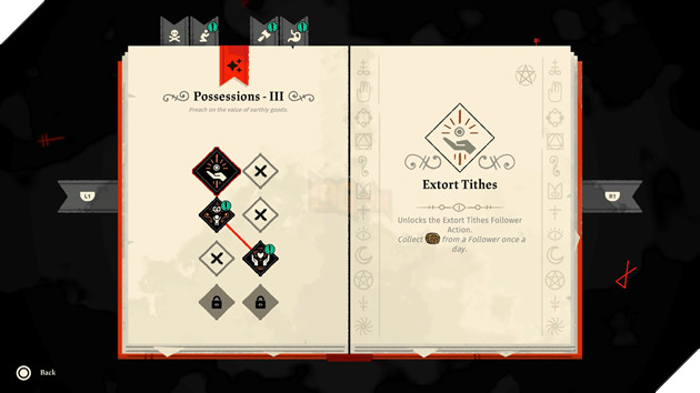 Cult of the Lamb và cơ chế Giáo lý cực kì quan trọng mà người chơi cần hiểu rõ 6