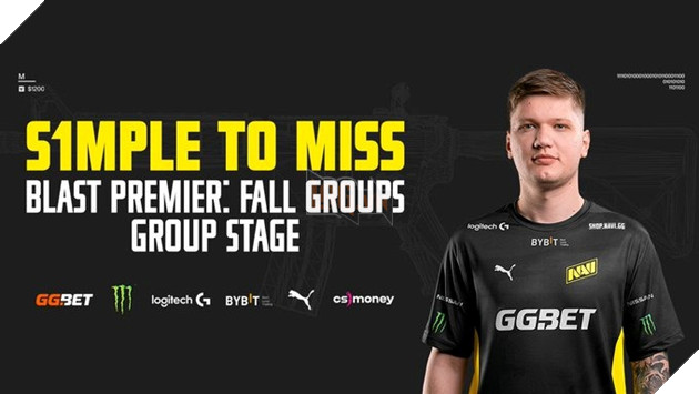 S1mple vắng bóng tại giải đấu lớn 1