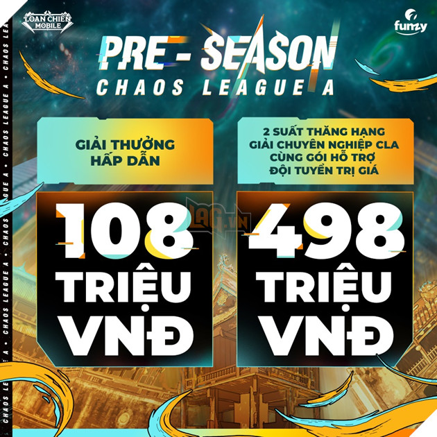 Loạn Chiến Mobile khởi động giải đấu Pre-season Chaos League A 3