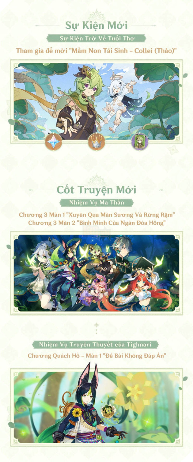 Genshin Impact: Chi tiết toàn bộ thay đổi của game khi phiên bản 3.0 chính thức được cập nhật