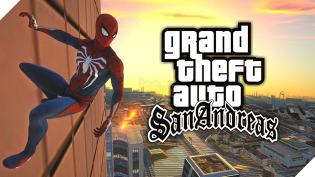 Hóa thân thành Người Nhện không thể nào đơn giản hơn với bản mod của GTA San Andreas