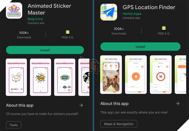 Hơn 35 ứng dụng Android chứa mã độc hại với 2 triệu lượt tải về được tìm thấy trên Play Store