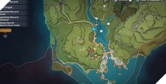 Genshin Impact: Hướng dẫn cách lấy Cung Sông Cạn và vị trí câu cá cần thiết tại Sumeru 3