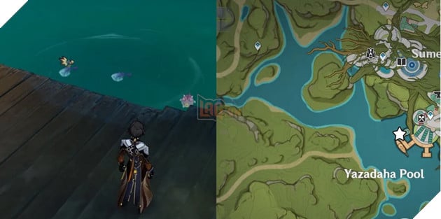 Genshin Impact: Hướng dẫn cách lấy Cung Sông Cạn và vị trí câu cá cần thiết tại Sumeru 11
