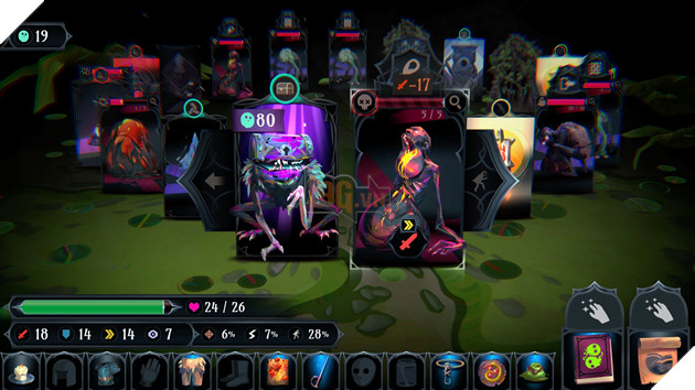 Ring of Pain - Trải nghiệm cảm giác rùng rợn và đáng sợ cùng lối chơi thẻ bài cuốn hút