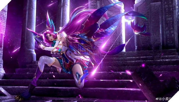 cosplay xayah rakan vệ binh tinh tú