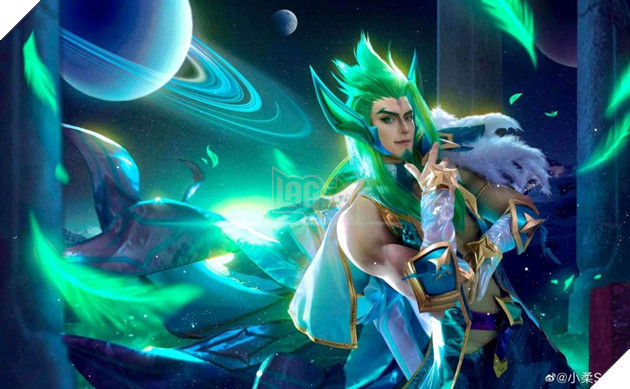 cosplay xayah rakan vệ binh tinh tú