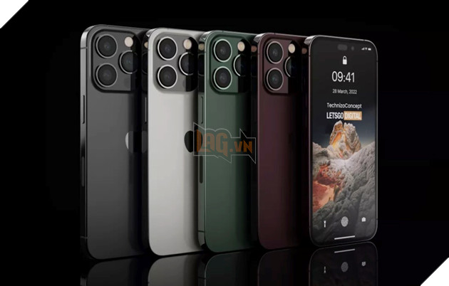 Rò rỉ thiết kế và màu iPhone 14 trước khi được trình làng trước công chúng