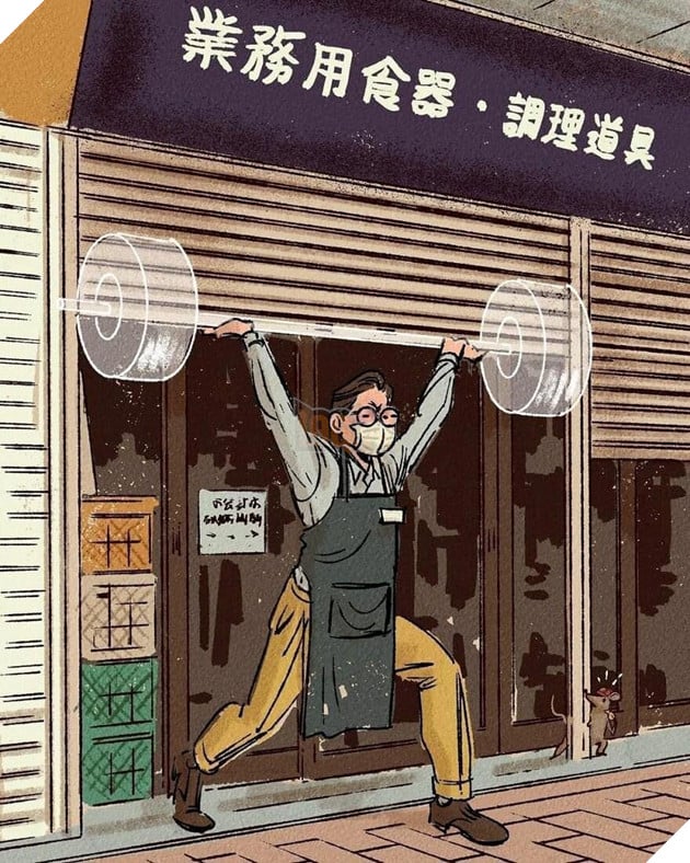 nhịp sống nhật, tranh vẽ nhật