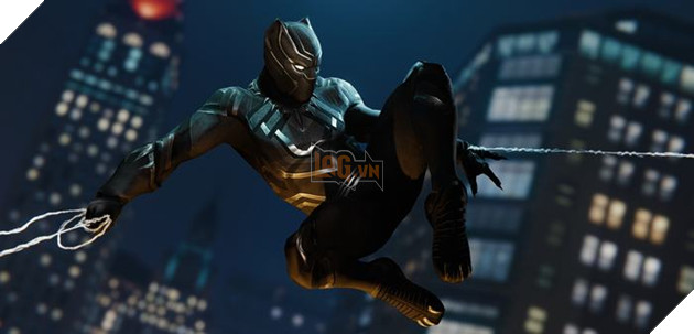 Mod game Spider-Man Remastered cho phép Black Panther bắn tơ vòng quanh New York 3