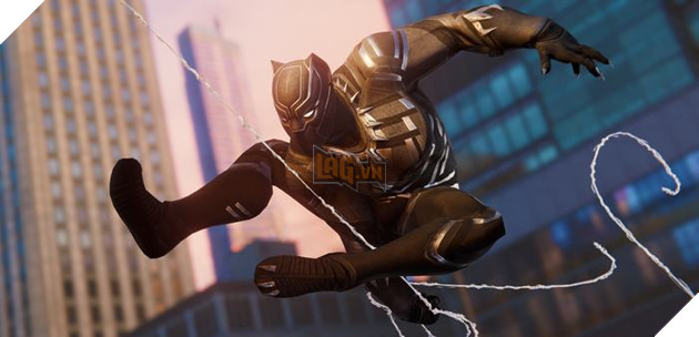 Mod game Spider-Man Remastered cho phép Black Panther bắn tơ vòng quanh New York 4
