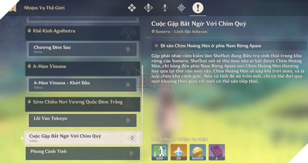 Quest ẩn sumeru 3