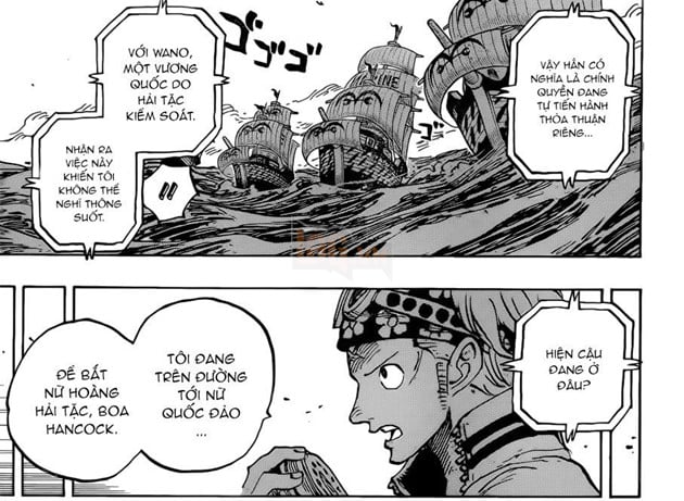 Spoiler One Piece 1059: Râu Đen hành động, Boa Hancock hé lộ tiền thưởng mới 2