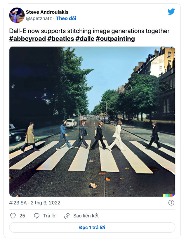 AI Dall-E giờ đây có thể "làm mới" khung cảnh cho bức tranh