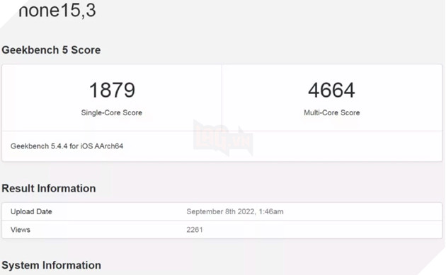 iPhone 14 Pro lộ điểm hiệu năng chip A16, hiệu suất không cải thiện nhiều khi so sánh với iPhone 13 Pro 2