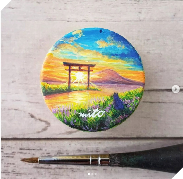 Đắm chìm với khung cảnh bình yêu được phác hoạ trên nắp chai nhựa từ nữ hoạ sĩ Nhật