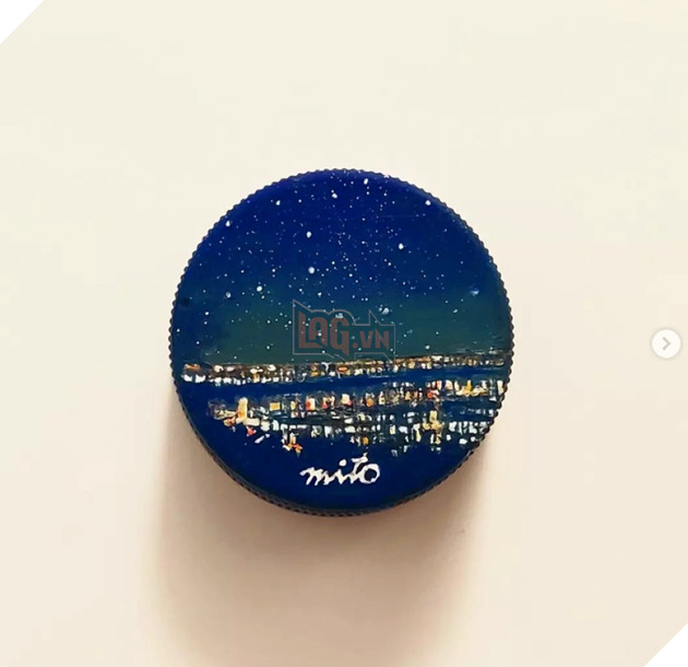 Đắm chìm với khung cảnh bình yêu được phác hoạ trên nắp chai nhựa từ nữ hoạ sĩ Nhật