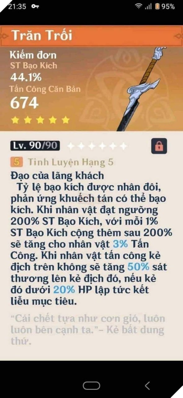 Thanh kiếm của Yasuo bất ngờ xuất hiện trong Genshin Impact