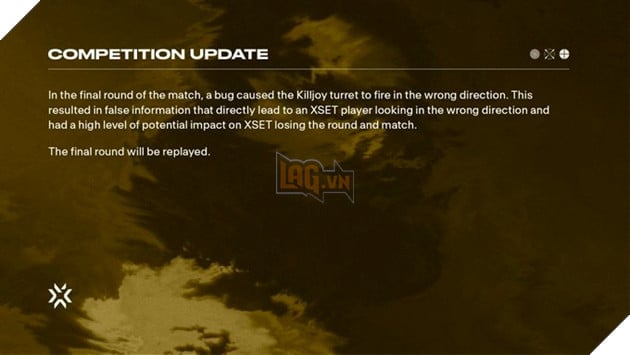 Lỗi game trong chung kết Valorant Champions 1