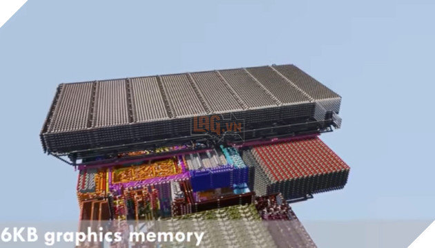 Một game thủ xây dựng PC bằng redstone trong tựa game Minecraft để chơi Minecraft