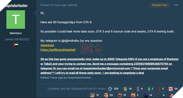 Video Gameplay của GTA 6 bất ngờ bị hacker leak khắp mạng xã hội