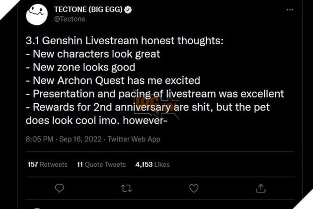 Genshin Impact: Cộng đồng lại tranh cãi về quà Sinh nhật 2 Tuổi - Người đòi quà, người chỉ cần Anime 4