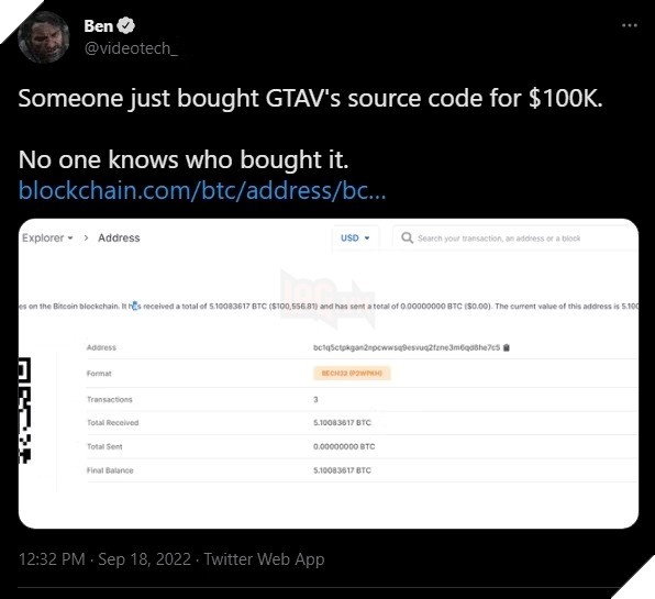 Leaker GTA 6 phủ nhận thông tin đã bán mã nguồn GTA 5 2