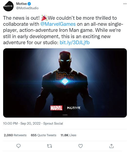 EA chính thức công bố đơn vị chịu trách nhiệm cho tựa game Iron Man