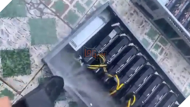 Thợ đào Việt Nam tắm "trâu cày" RTX Nvidia bằng vòi xịt áp lực trước được khi đăng bán