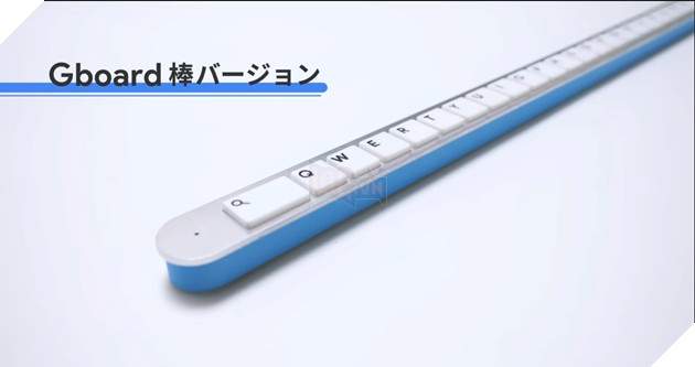 Google Nhật Bản ra mắt chiếc bàn phím dài 165cm và chỉ có 1 hàng phím duy nhất