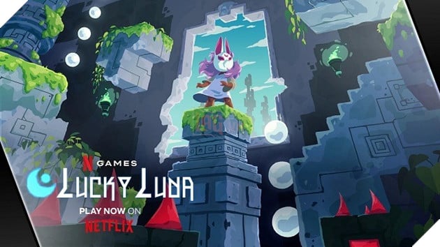 game pixel trên netflix Lucky Luna