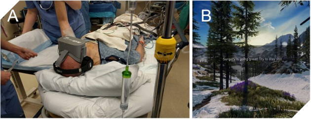 Đeo kính VR sẽ giúp cho việc phẫu thuật ít cần đến thuốc tê hơn