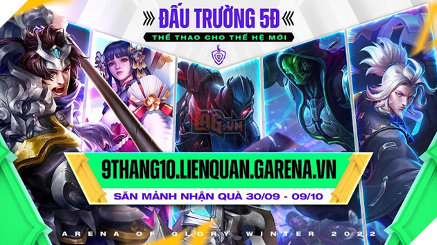 Chung kết Đấu Trường Danh Vọng Mùa Đông 2022 bùng nổ với BLV Anh Quân, SlimV và hàng nghìn phần quà hấp dẫn đón chào “Nhà Vua Liên Quân thế hệ mới” 4