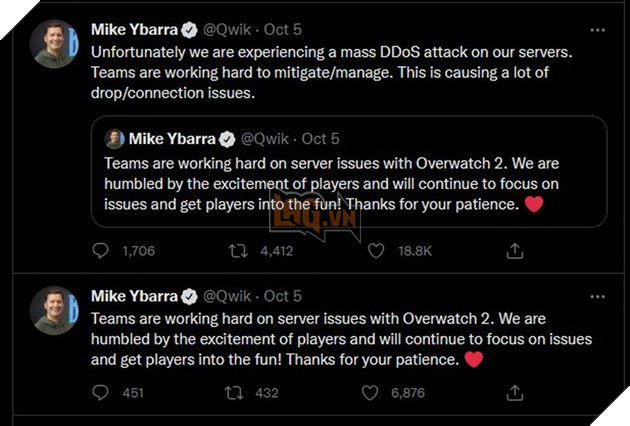 Sau 2 ngày ra mắt, Overwatch 2 vẫn liên tục thử lòng game thủ với đầy lỗi đăng nhập và sập server liên tục 2