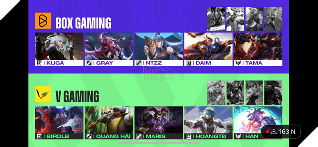  TRỰC TIẾP Chung kết ĐTDV Mùa đông 2022: V Gaming đối đầu BOX Gaming 2