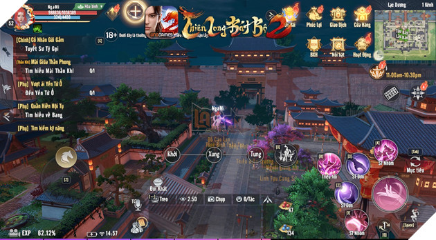 Khinh công chiến đấu Nét độc đáo chỉ có ở Thiên Long Bát Bộ 2 VNG 2