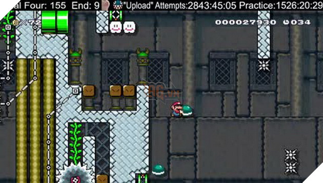 Sau gần 7 năm, game thủ Mario Maker đã thành công vượt qua Màn game Mario khó nhất lịch sử 2