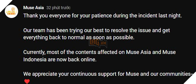 Muse Asia hacked