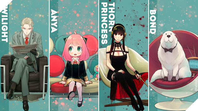 bộ cosplay gia đình Forger trong Spy X Family của Thánh cosplay giá rẻ