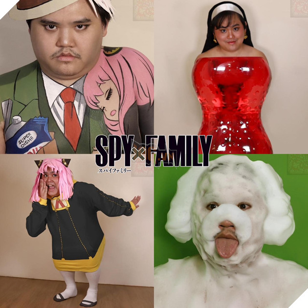 Forger family cosplay in Spy X Family of cheap cosplay saints