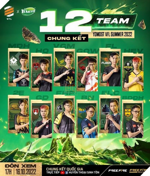 Chung kết Yomost VFL Summer 2022 chờ đợi tân vương mới, tìm kiếm đại diện Việt Nam chinh chiến tại chung kết thế giới FFWS