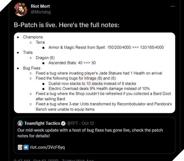DTCL: Chi tiết bản cập nhật 12.19b - Sửa hàng loạt Bug phá game quan trọng 2